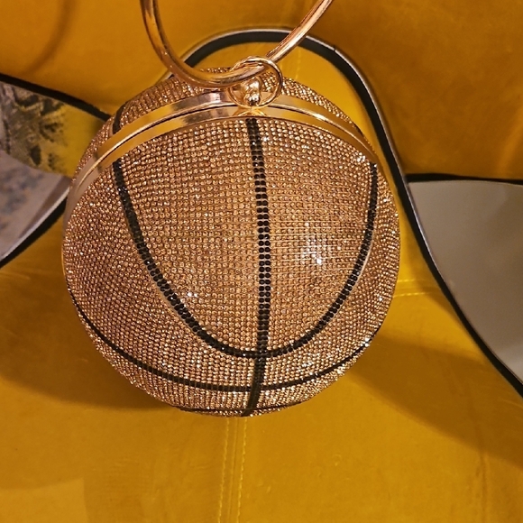 Crystal Basketball Clutch Bag - Picture 2 of 4